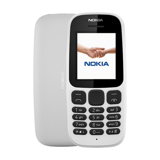 Mobilni telefon Nokia 105 DS, Bela, Dual Sim, 1.8