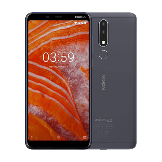 Mobilni telefon Nokia 3.1 Plus DS, Siva, Dual Sim, 6