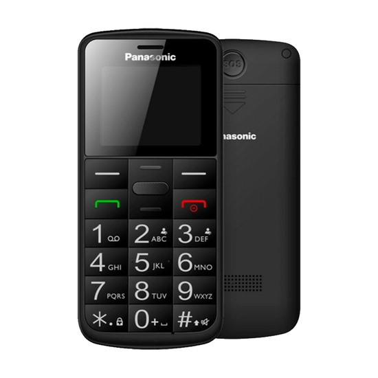 Mobilni telefon Panasonic KX-TU110EXB, Dual sim, Crna