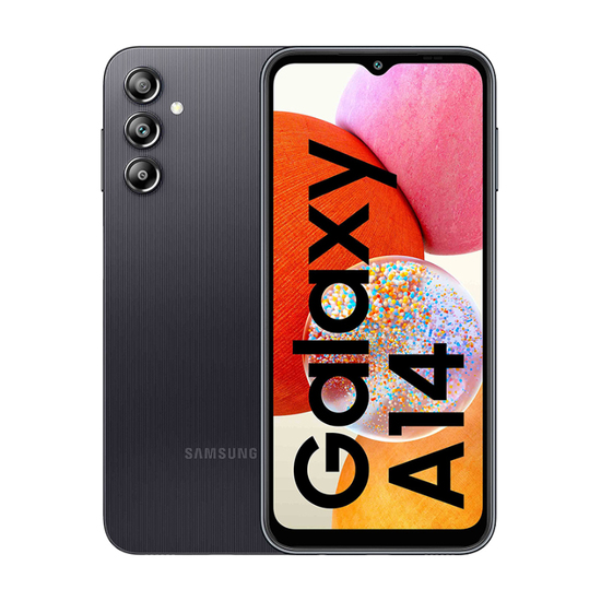 Mobilni telefon Samsung A14, Crna, Dual Sim, 6.6''. 2408 x 1080 px, Octa Core, Mali-G52 MC2, 4 GB RAM, 128 GB, 50.0 + 5.0 + 2.0 / 13.0 Mpix