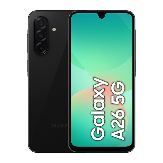 Mobilni telefon Samsung A26, Crna, 5G, Dual Sim, 6.7'', Exynos 1380, Mali-G68 MP5, 6 GB RAM, 128 GB, 50+8+2 / 13 MP