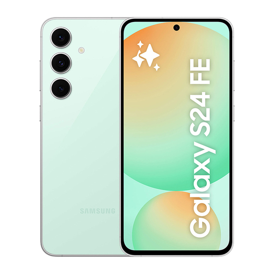 Mobilni telefon Samsung S24 FE, Zelena, Dual Sim, 5G, 6.7'', D.AMOLED 2X, 120 Hz, Ekynos 2400e, Xclipse 940, 8 GB RAM, 128 GB, 50+8+12 / 10 MP