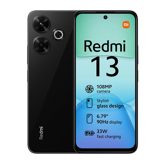 Mobilni telefon Xiaomi REDMI 13, Crna, Dual Sim, 4G, 6.79'', Helio G91 Ultra 8-Core, Mali G-52, 6 GB RAM, 128 GB, 108+2 / 13 Mpix