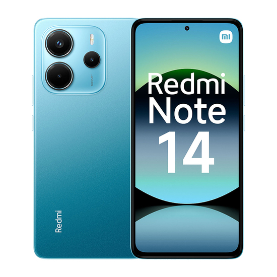 Mobilni telefon Xiaomi REDMI NOTE 14, Plava, Dual Sim, 4G, 6.67'', AMOLED, 120 Hz, Helio G99 Ultra, Mali-G57 MC2, 6 GB RAM, 128 GB, 108+2+2 / 20 MP