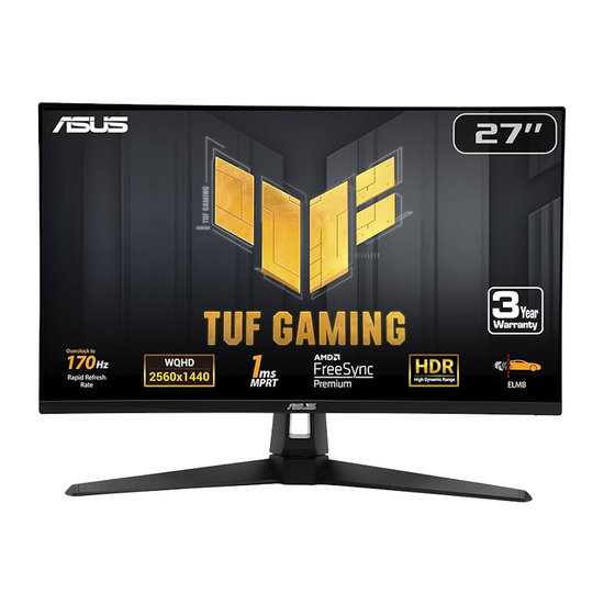 Monitor Asus VG27AQA1A, 27