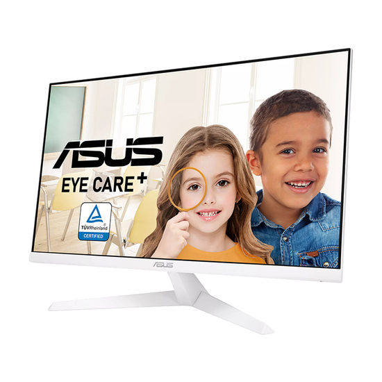 Monitor Asus VY279HE-W, 27'', 1920 x 1080 Full HD, IPS, 75 Hz, 1 ms