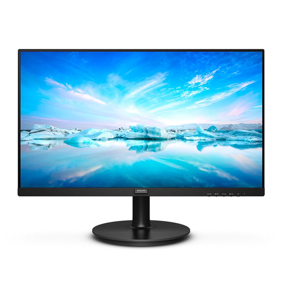 Monitor Philips 222V8LA/00, 21.5'', 1920x1080 FHD, 75 Hz, DP x1, HDMI x1, VGA x1, Audio 3.5 mm, Zvučnik 2x2 W