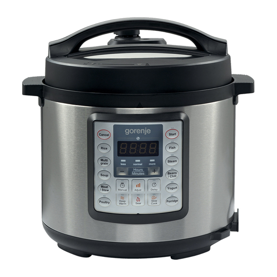 Multikuker Gorenje GMC 6 SBK, 1000 W, 6 l, Inox/Crna
