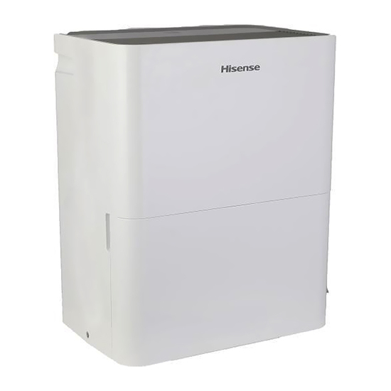 Odvlaživač vazduha Hisense D 20 HW, 260W, 20l/d, Wi-Fi, bela
