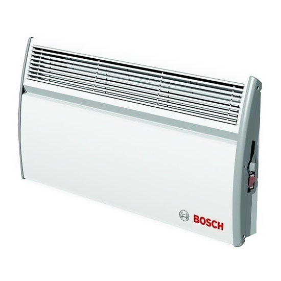 Panelni radijator Bosch 1000EC20001WI, 2000 W, bela boja