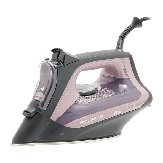Pegla Rowenta DW4345, 2600 W, 200 g/min, Crno/Roze