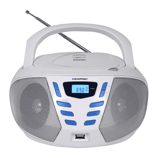 Radio CD Blaupunkt BB7WH WHITE
