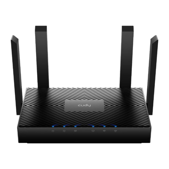 Ruter Cudy WR3000 AX3000 WIFI6 Dual Band 2.4+5Ghz Wi-Fi Ruter 1W/4LAN Gbit,4x5dBi 160MHz, Wisp/AP/REP