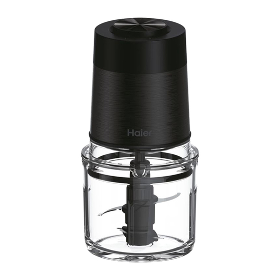 Seckalica Haier HCH5B1, 550W, 4 sečiva, crna boja