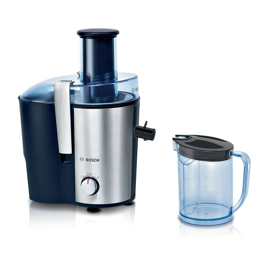 Sokovnik Bosch MES3500, 700 W, 1.2 l, Inox/Crna