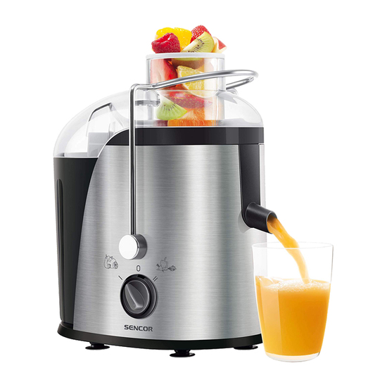 Sokovnik Sencor SJE 741SS, 400 W, 1.2 l, Srebrna