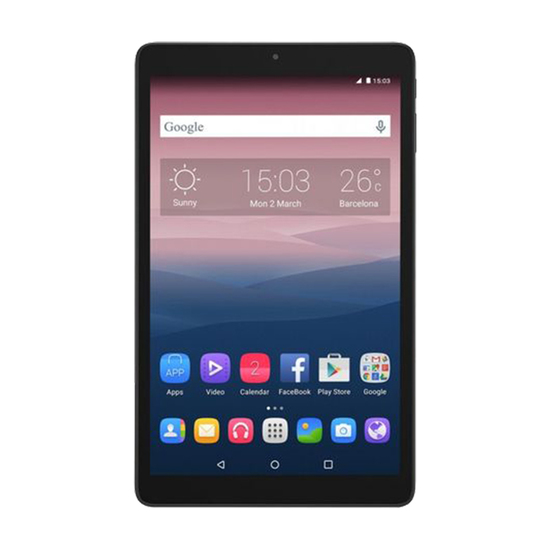 Tablet Alcatel Pixi 3, 10'', Quad Core 1,3 GHz, Crni