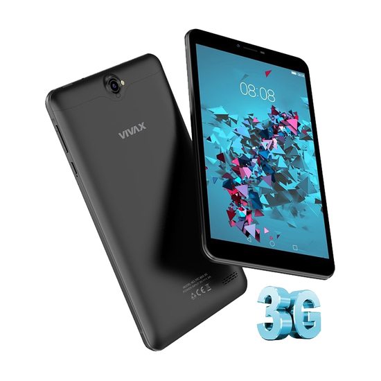 Tablet Vivax TPC-805 3G, 8'', 1280 x 800, Quad Core 1.3 GHz, 2 GB RAM, 16 GB, 2.0 / 5.0 Mpix