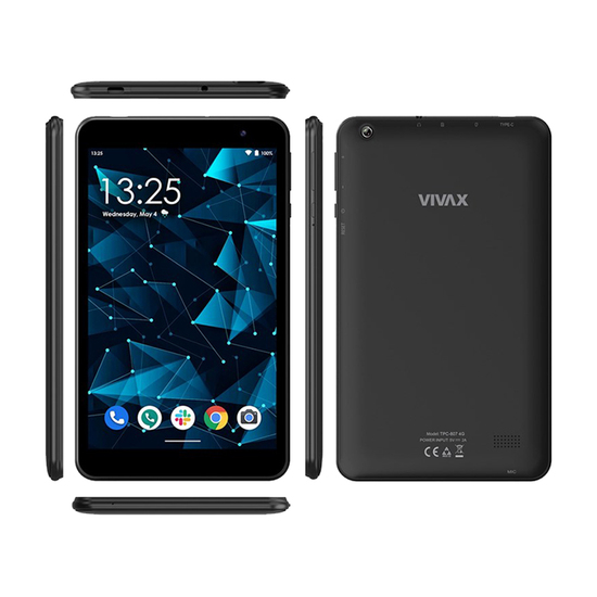 Tablet Vivax TPC-807 4G, 8'', 1280 x 800, Quad Core, 2 GB RAM, 32 GB