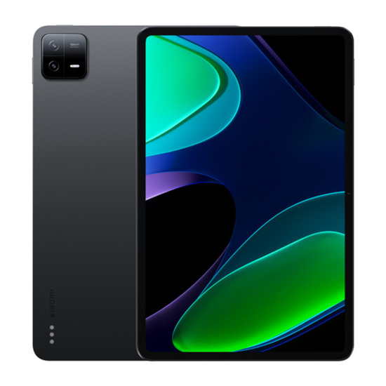 Tablet Xiaomi PAD 6, Siva, 11'', 2880 x 1800, Snapdragon® 870, Qualcomm® AdrenoTM, 6 GB RAM, 128 GB, 13.0 / 8.0 Mpix, Android 13