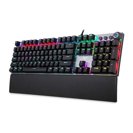 Tastatura Aula F2058, Mehanička, RGB