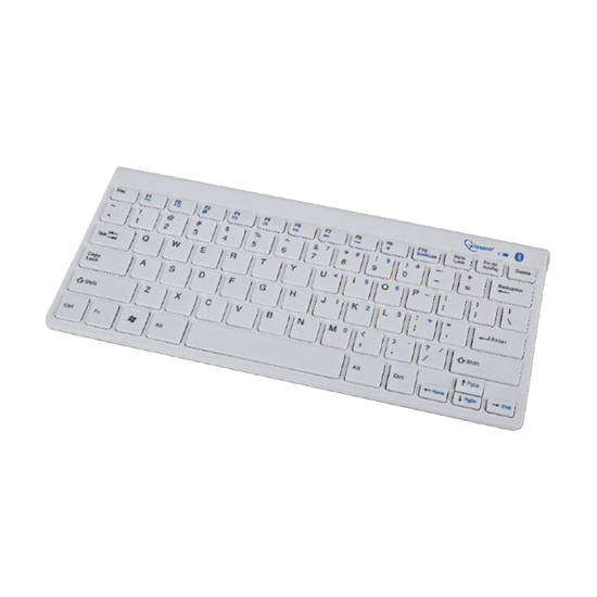 Tastatura Gembird KB-BT-001-W, Bluetooth, Bez numeričke tastature