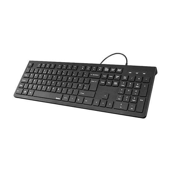 Tastatura Hama KC200, USB, Žična, Crna