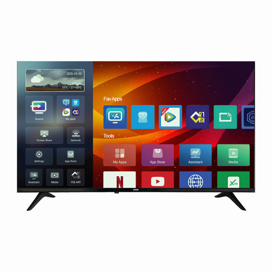 Televizor Fox 42AOS470E, 42'' (105 cm), 1920 x 1080 Full HD, ATV/DTV-T/C/T2/S2, ARM Cortex-A55 Quad Core, 8 GB/ RAM 1 GB, Android 14