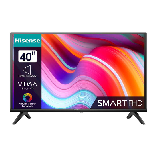 Televizor Hisense 40A4K, 40'' (101.6 cm), 1920 x 1080 Full HD, Smart Vidaa