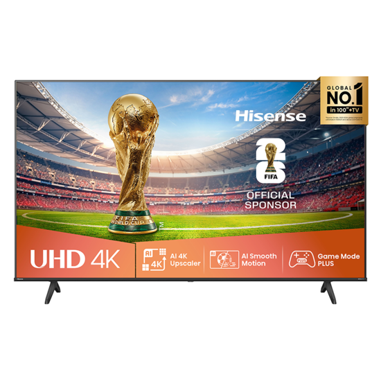 Televizor Hisense 55A6Q, 55'' (139.7 cm), 3840x2160 Ultra HD 4K, DVB-T/T2/C/S/S2, Vidaa
