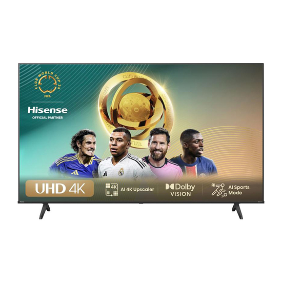 Televizor Hisense 65A6N, 65'' (164 cm), 3840x2160 Ultra HD 4K, DLED, DVB-T/T2/C/S/S2, Vidaa