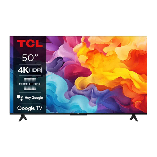 Televizor TCL 50V6B, 50'' (127 cm), 3840 x 2160 Ultra HD, DVB-T2/C/S2, Google TV