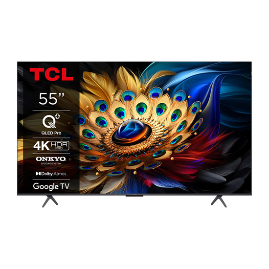 Televizor TCL 55C655, 55'' (139.7 cm), 3840 x 2160 Ultra HD 4K, QLED, Google TV