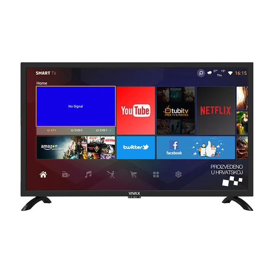 Televizor Vivax 32LE114T2S2SM_REG, 32'' (82 cm), 1366 x 768 HD Ready, Smart Android