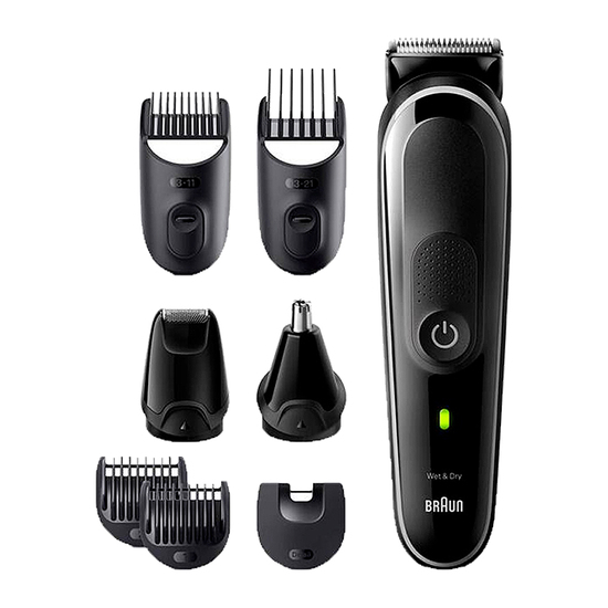 Trimer Braun Multi MGK3440, Crna