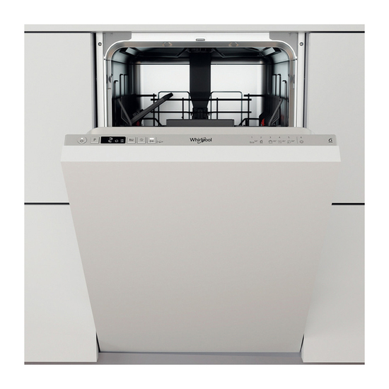 Ugradna mašina za pranje sudova Whirlpool WSIC 3M17, 10 kompleta, širine 45 cm
