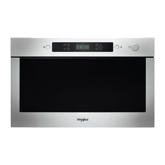 Ugradna Mikrotalasna pećnica Whirlpool AMW 435/IX, 22 l, 750 W, Nerđajući čelik