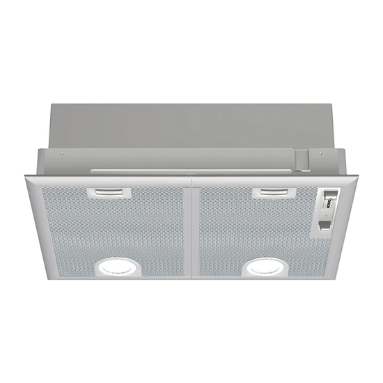 Ugradni Aspirator Bosch DHL555BL, Širina 50 cm, Snaga 206 W, Inox