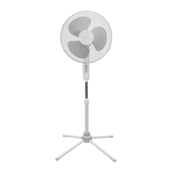 Ventilator Stella FS-1625, Podni, 50 W, 40 cm, Bela