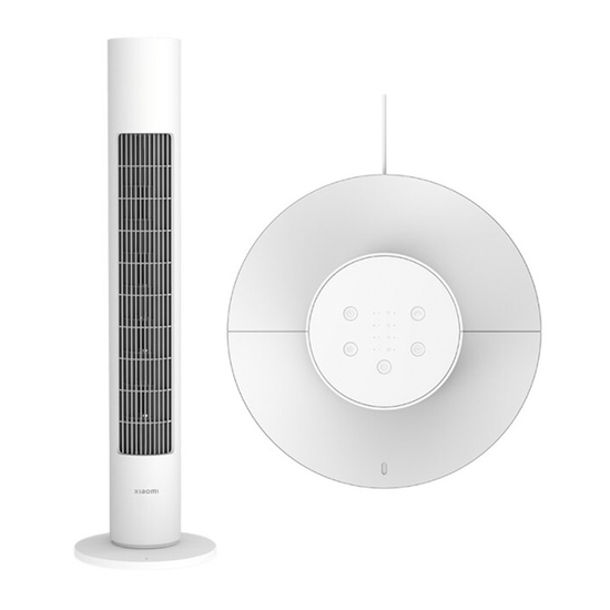 Ventilator Xiaomi MI SMART TOWER FAN BPTS01DM, Podni, 22 W, Bela