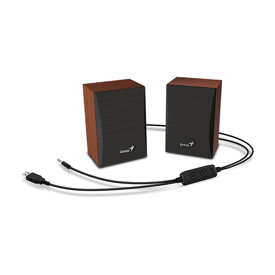 Zvučnici Genius SP-HF380, 60 W, Brown Wood, Bluetooth