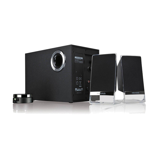 Zvučnik Microlab M200 2.1 Platinum, 50 W, Crna