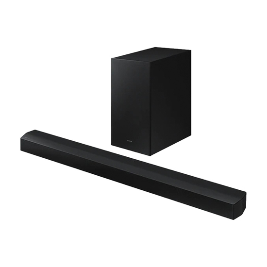 Soundbar Samsung HWB450/EN, 2.1 ch, 300 W, Bluetooth, Crna